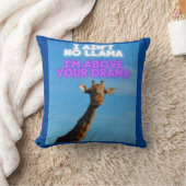 Coussin Je ne suis pas Llama, je suis au-dessus de votre G (Couverture)