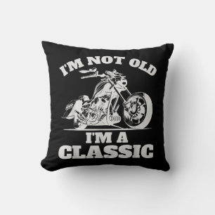 Coussin Je ne suis pas vieux Je suis un classique - Fête d