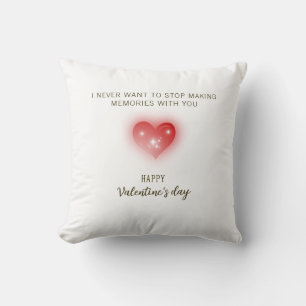 Coussin Je ne veux jamais cesser de créer des souvenirs av