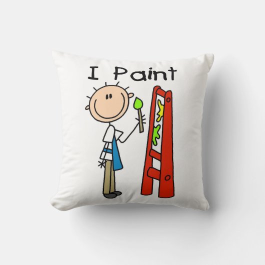 Coussin Je peins (Recto)