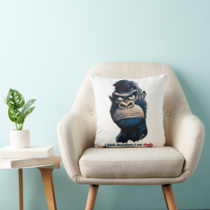 Coussin je pense donc que je suis célibataire