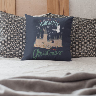 Coussin Je Préférerais Rester À Hogwarts Ce Noël