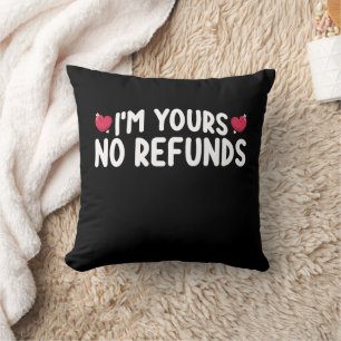 Coussin Je suis à vous sans remboursement Drôles de couple