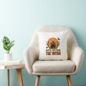 Coussin Je Suis Avec La Sorcière Design De Château Hallowe (Chaise)