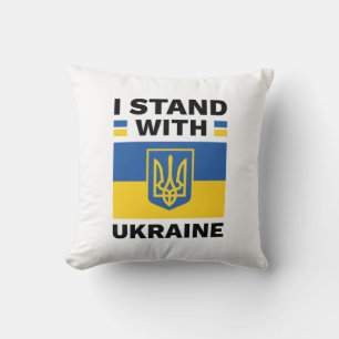 Coussin Je Suis Avec L'Ukraine