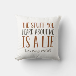 Coussin Je Suis Bien Pire