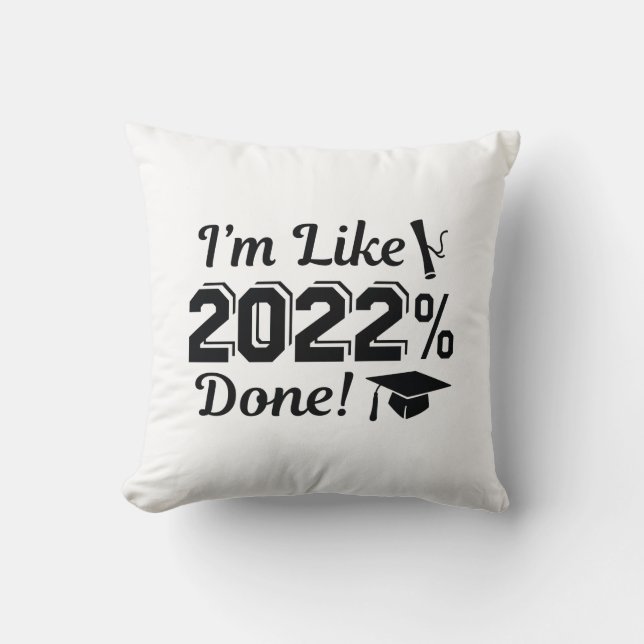 Coussin Je suis comme 2022% fait (Recto)