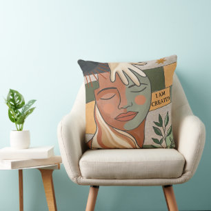 Coussin JE SUIS CRÉÉ - Main de Grâce