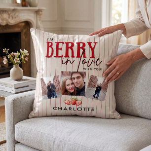 Coussin Je suis Fou de Berry Couple Photos 