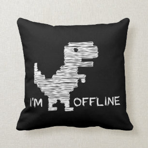 Coussin Je suis hors ligne. Vous êtes hors ligne, pas Int