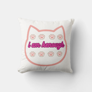 Coussin Je suis kassez t-shert cat