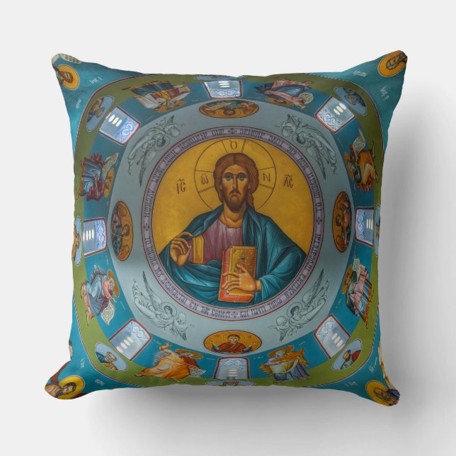 Coussin Je Suis La Résurrection Et L'Oreiller À Jeu De Vie (Recto)