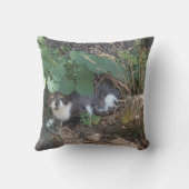 Coussin Je suis le chat invisible (Verso)