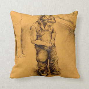 Coussin Je suis perdu au Tianguie, Mexique