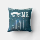 Coussin Je suis Son Coussin, M. Right Groom (Verso)
