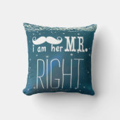 Coussin Je suis Son Coussin, M. Right Groom (Recto)