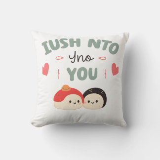 Coussin Je suis Soy Into You 🍣 | Cute Kawaii Sushi Love