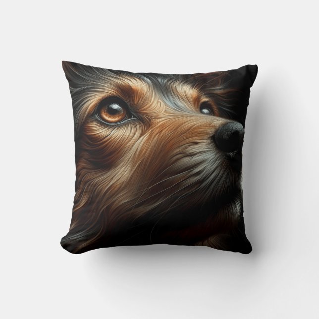 Coussin Je suis un chien (Recto)