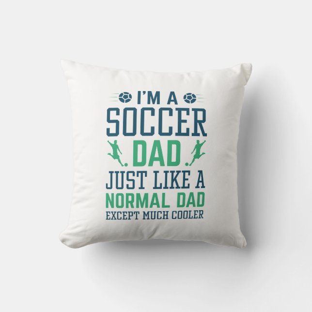 Coussin Je suis un père de foot (Recto)