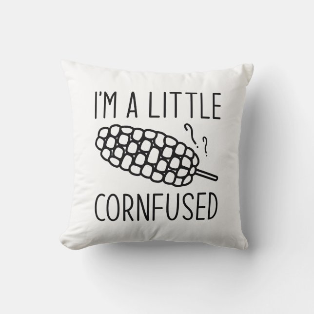 Coussin Je suis un petit Cornfused (Recto)