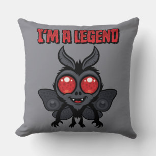 Coussin Je suis une légende - Mothman mignon effrayant