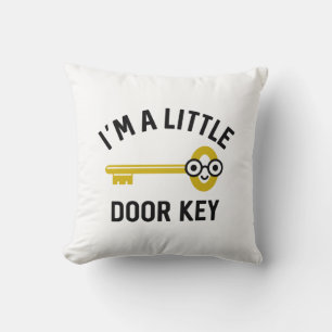 Coussin Je suis une petite clé de porte