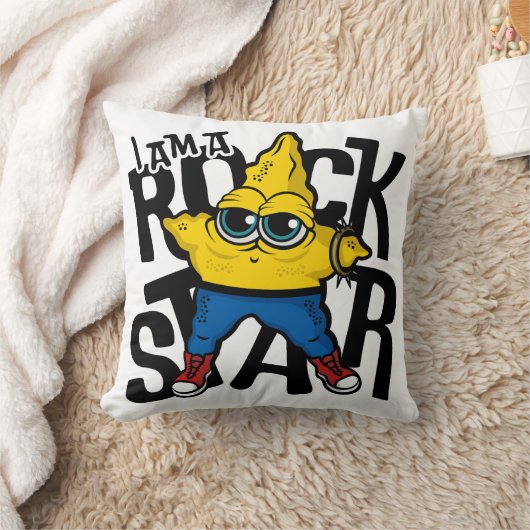 Coussin Je suis une rock Star (Couverture)