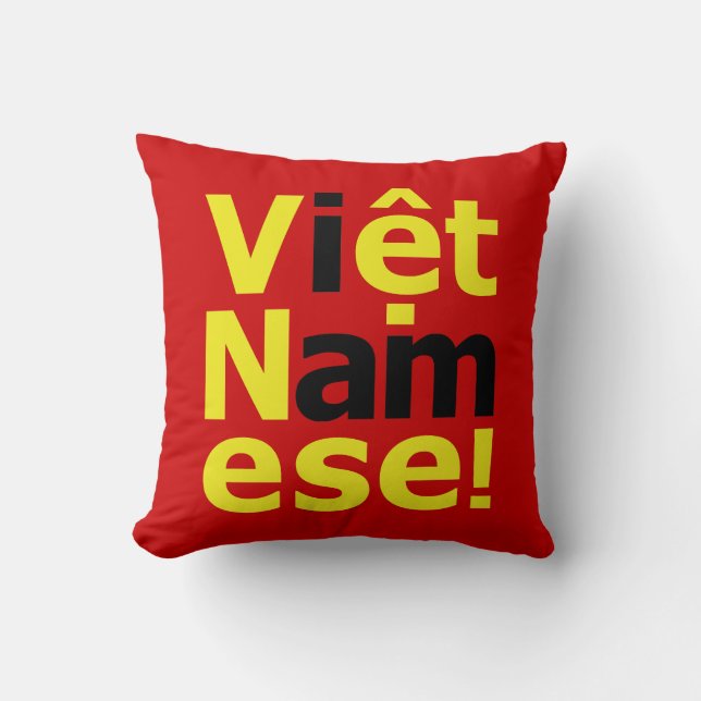 Coussin je suis Viêt Namese ! (Recto)