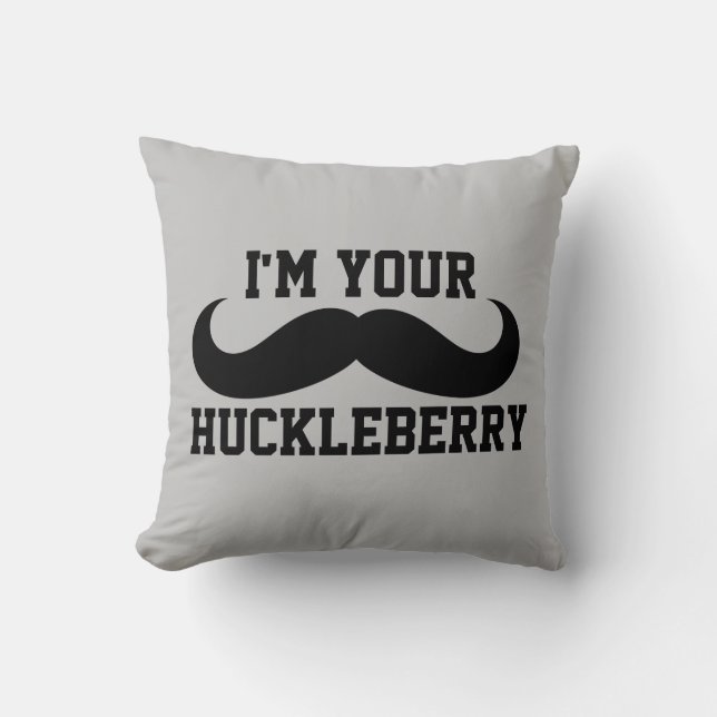 COUSSIN JE SUIS VOTRE HUCKLEBERRY THROW PILLOWS (Recto)