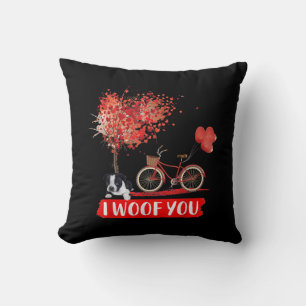 Coussin Je suis Woof You. Venin de Boston