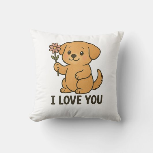Coussin Je t'aime (Recto)