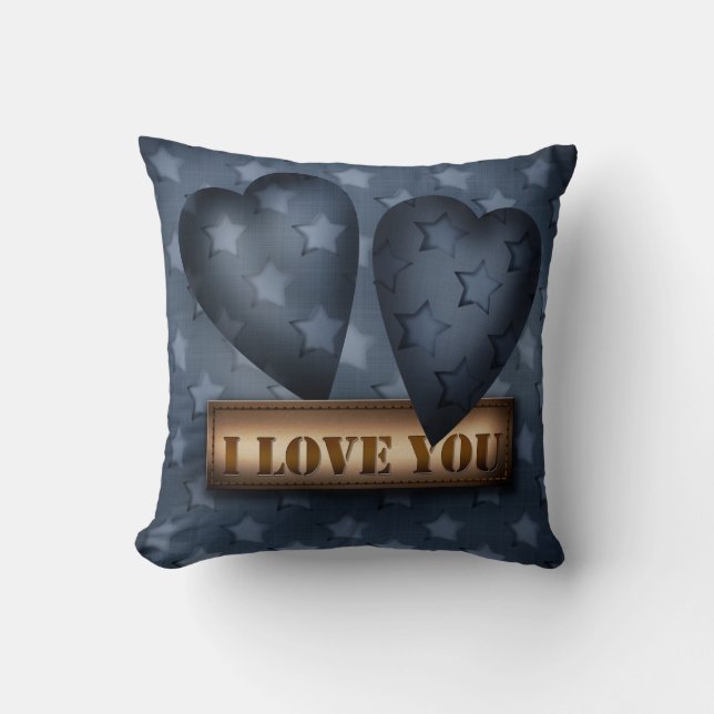 Coussin Je t'aime (Recto)