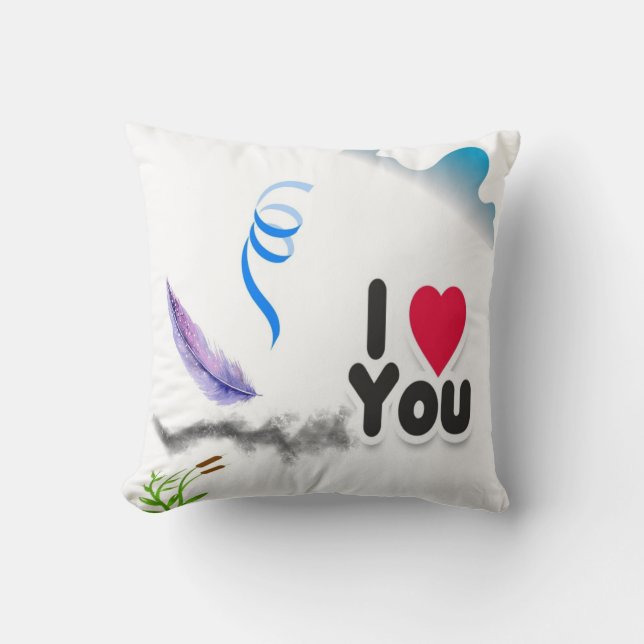 Coussin Je t'aime (Recto)