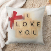 Coussin Je T'Aime Jeter L'Oreiller (Couverture)