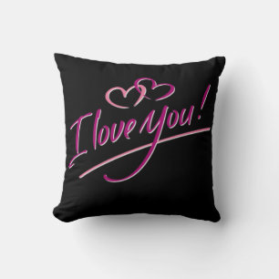 Coussin Je T'Aime Jeter L'Oreiller