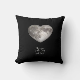 Coussin Je t'aime jusqu'à la lune et retour Minimal Look P