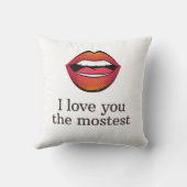 Coussin Je t'aime le plus (Verso)