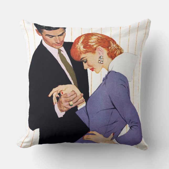 Coussin Je t'aime, maman Girl (Recto)