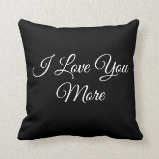 Coussin Je t'aime plus