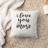 Coussin Je t'aime plus design d'amour élégant (Couverture)