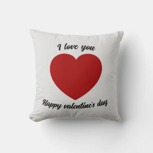 Coussin Je t'aime Valentines jour Jouer l'oreiller