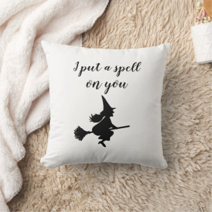 Coussin Je te mets un sort pour Halloween