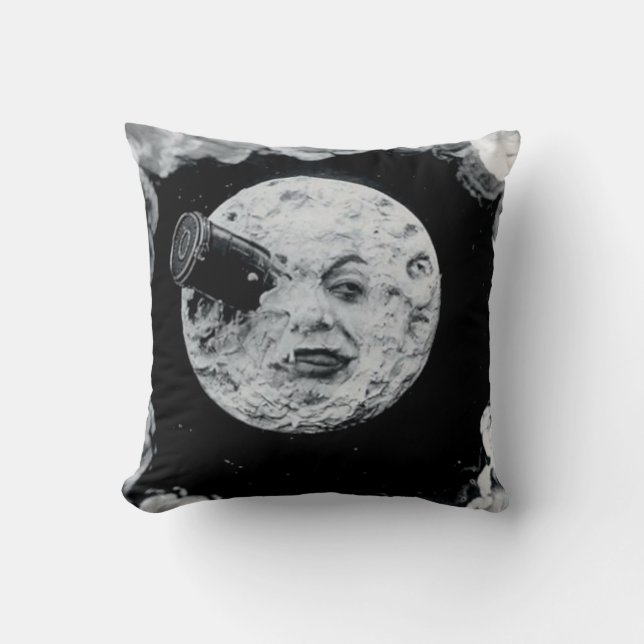 Coussin Je t'emmènerai sur la Lune (Recto)