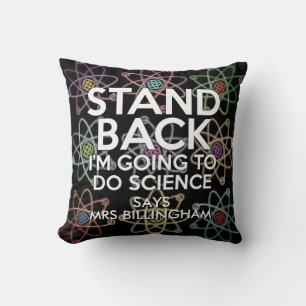 Coussin Je vais faire de la science