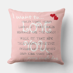 Coussin Je veux...
