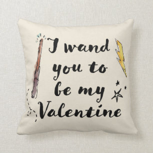 Coussin Je Veux Que Tu Sois Ma Saint-Valentin