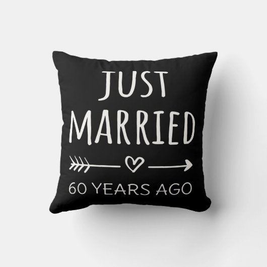Coussin Je Viens De Me Marier Il Y A 60 Ans (Verso)