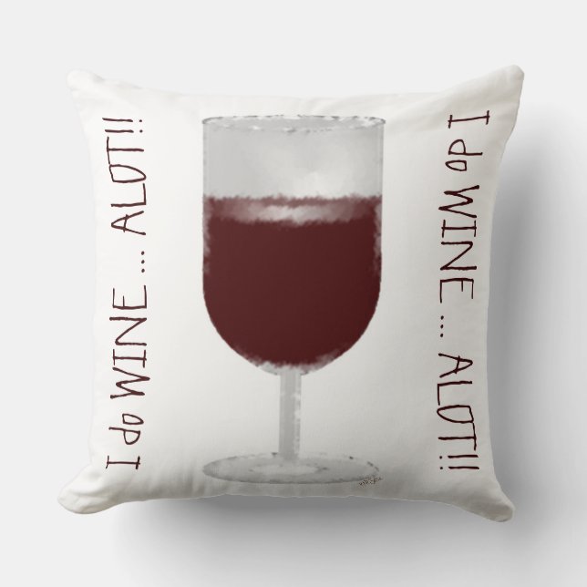 Coussin "Je Vins Beaucoup" (Recto)