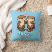 Coussin Je vous aime totalement de loutre (Couverture)
