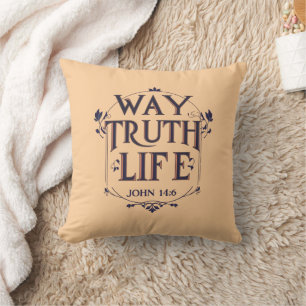 Coussin Jean 14:6 Méthode complexe Vérité vie